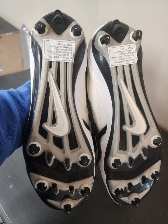 Nike Alpha Talon Football Cleats NEW Men’s Size 13.5 Black White main image 7